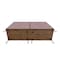 Manhattan Comfort Rockefeller 10-Drawer Double Tall Dresser in Nature and Rose Pink 156GMC6 - alternate 10
